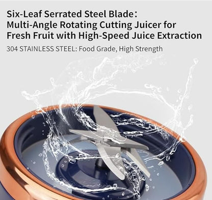 Mini Juice Blender – USB Rechargeable Mini Blender for Smoothies & Juices